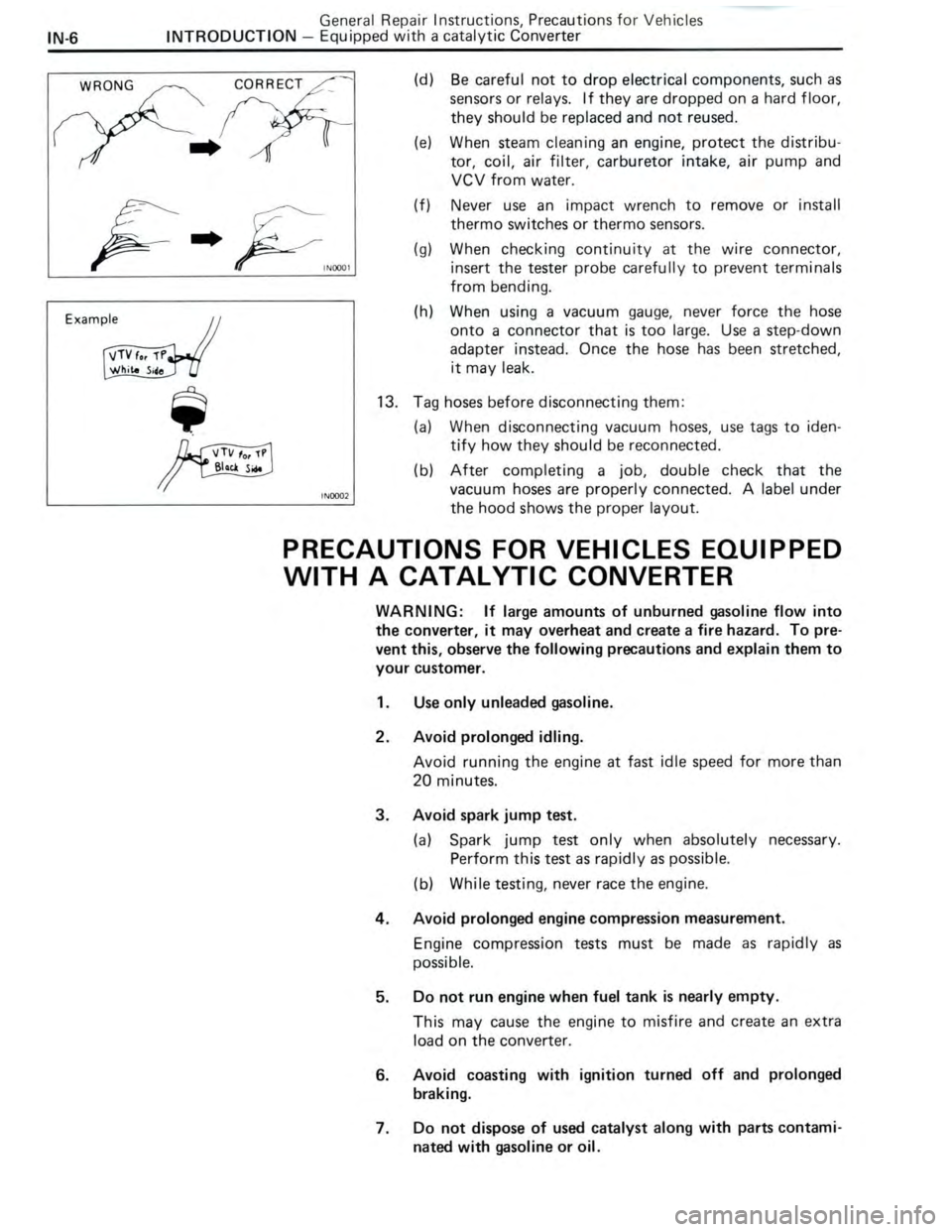 TOYOTA CELICA 1988  Repair Manual 