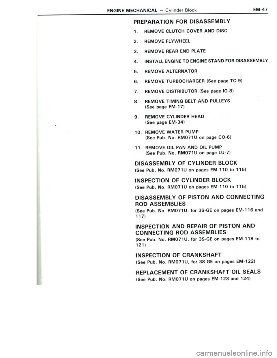 TOYOTA CELICA 1988 Manual PDF TOYOTA CELICA 1988 Manual PDF