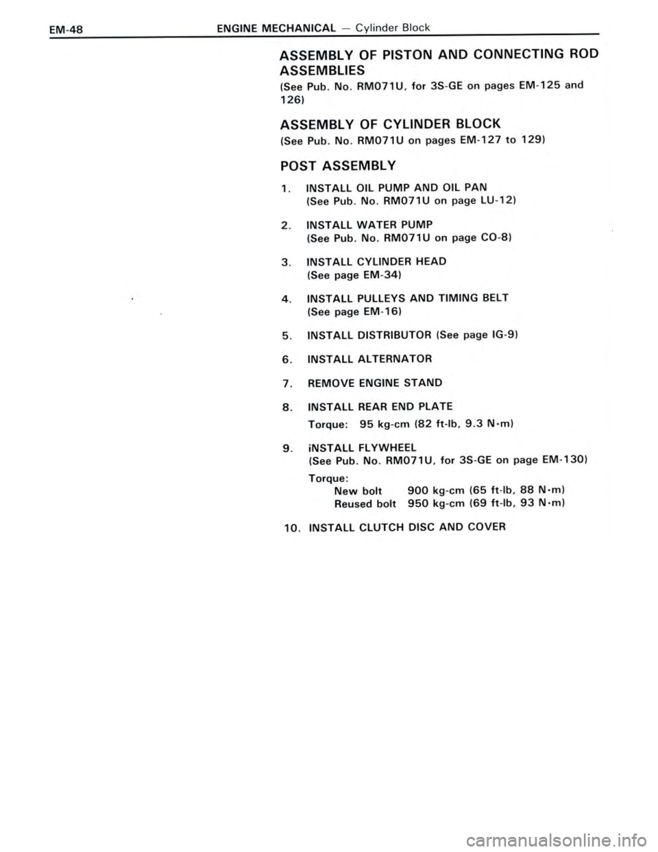 TOYOTA CELICA 1988 Manual PDF TOYOTA CELICA 1988 Manual PDF