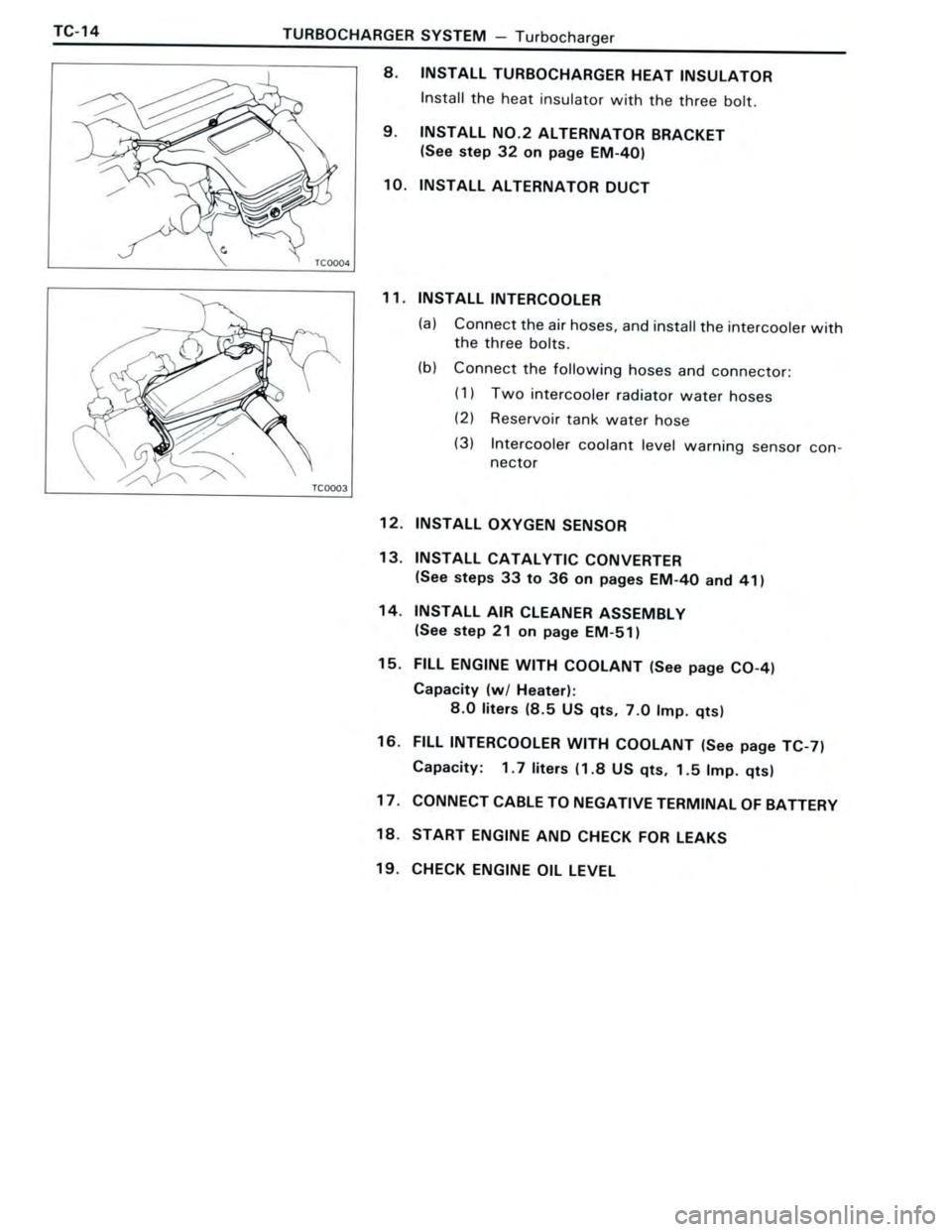 TOYOTA CELICA 1988 Owners Manual TOYOTA CELICA 1988 Owners Manual