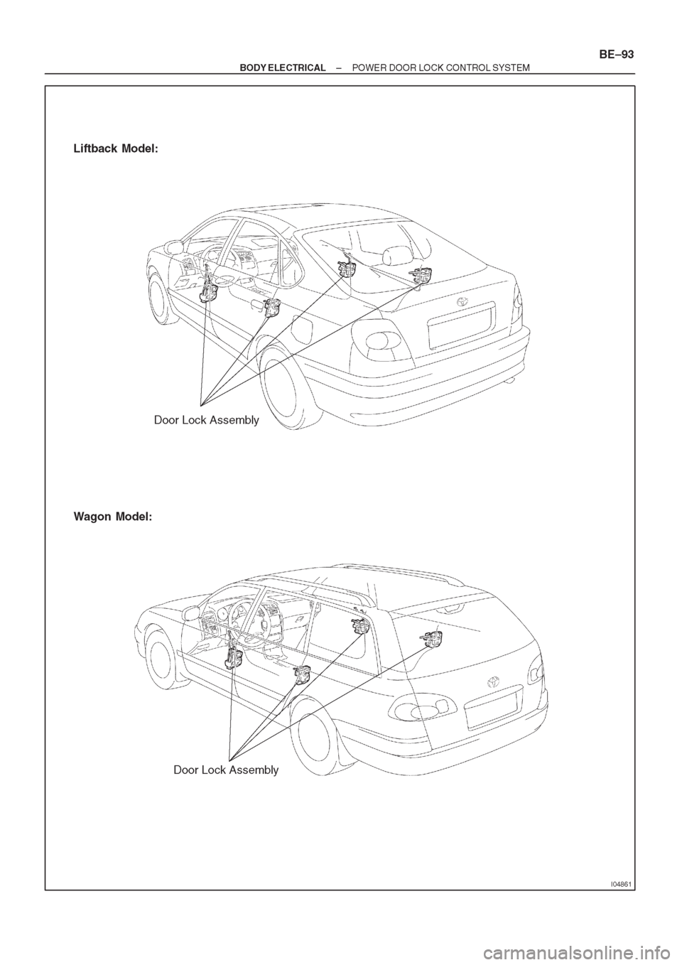 TOYOTA CORONA 1997 Service Repair Manual TOYOTA CORONA 1997 Service Repair Manual