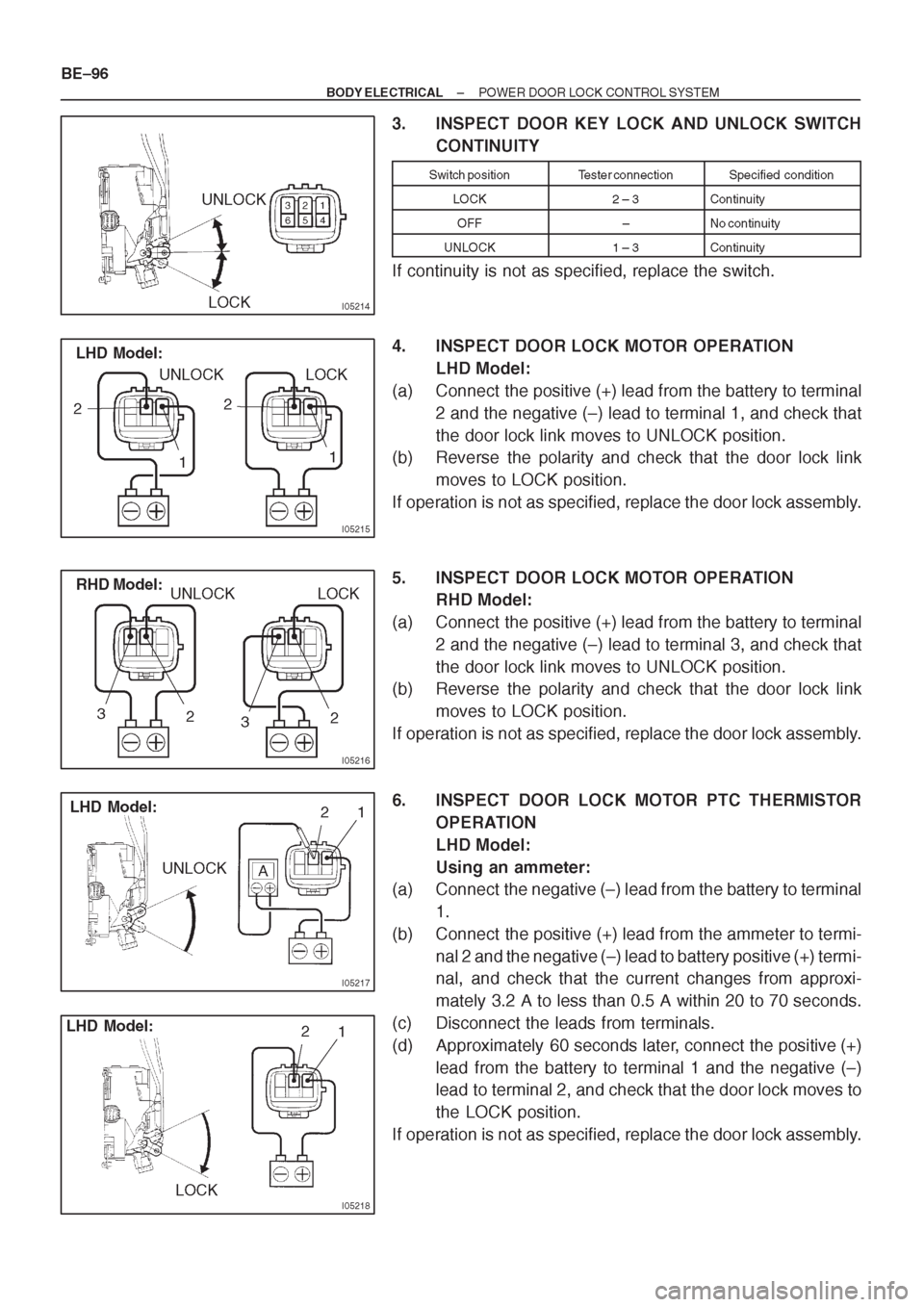 TOYOTA CORONA 1997 Service Repair Manual TOYOTA CORONA 1997 Service Repair Manual