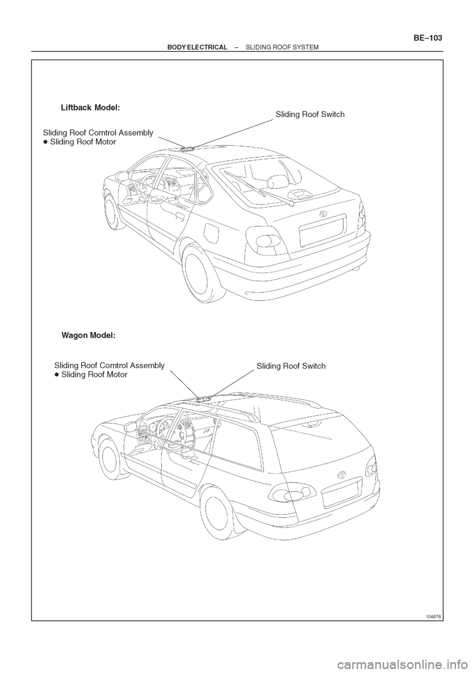 TOYOTA CORONA 1997 Service Repair Manual TOYOTA CORONA 1997 Service Repair Manual
