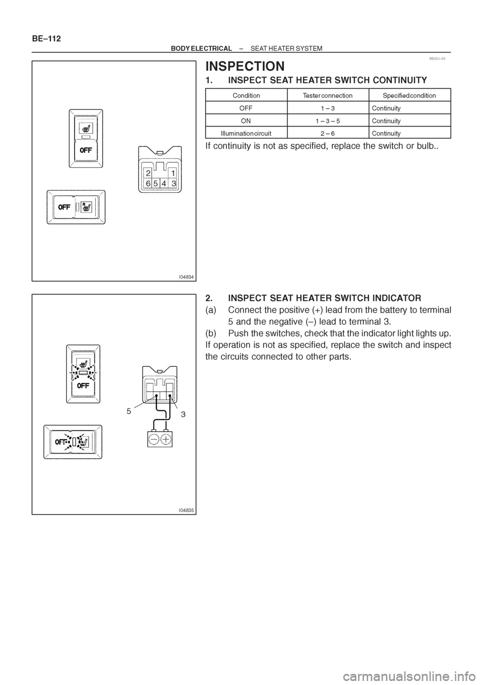 TOYOTA CORONA 1997 Service Repair Manual TOYOTA CORONA 1997 Service Repair Manual