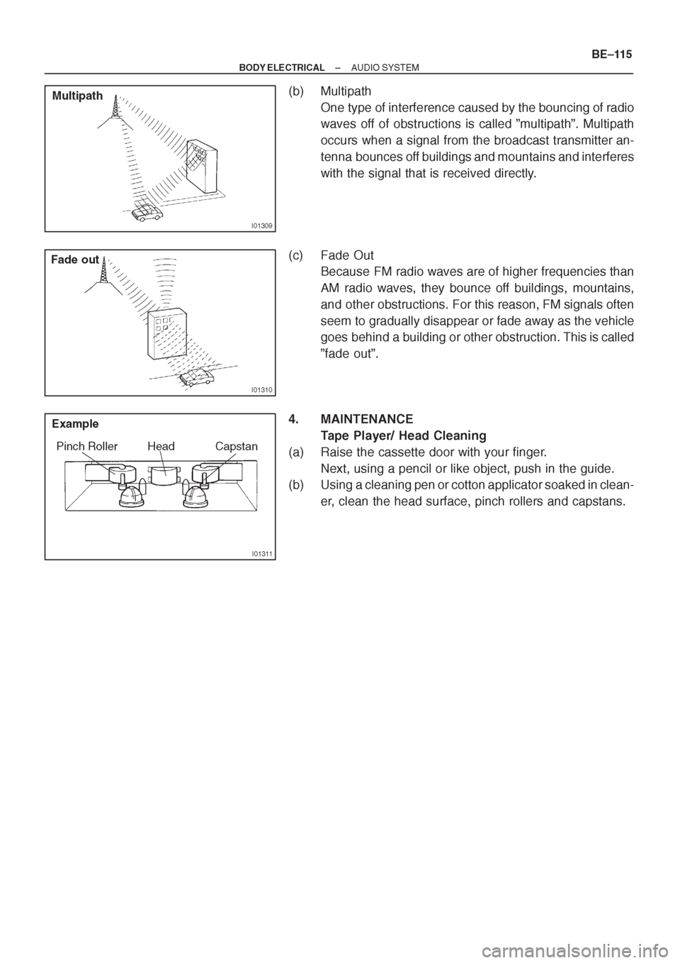 TOYOTA CORONA 1997 Service Repair Manual TOYOTA CORONA 1997 Service Repair Manual
