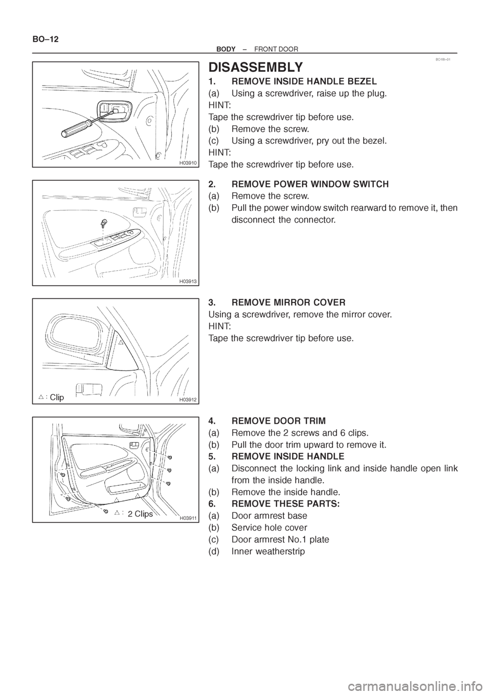 TOYOTA CORONA 1997 Service Repair Manual TOYOTA CORONA 1997 Service Repair Manual