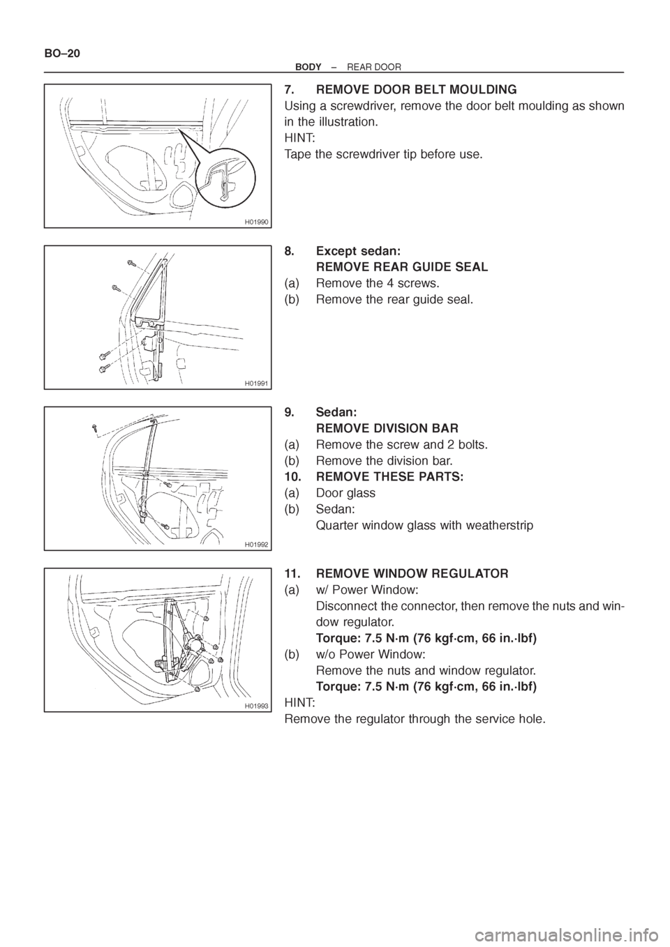 TOYOTA CORONA 1997 Service Repair Manual TOYOTA CORONA 1997 Service Repair Manual