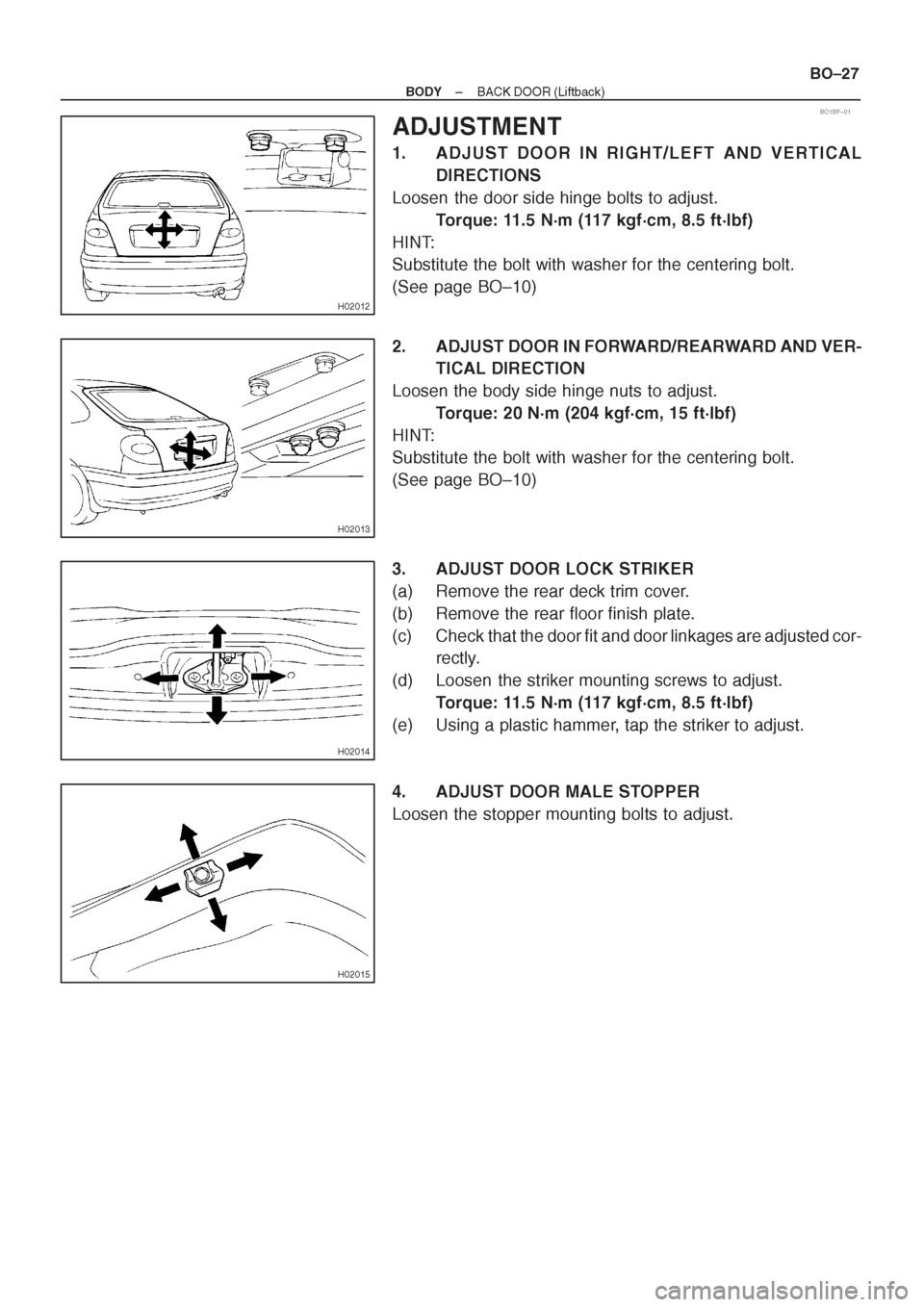 TOYOTA CORONA 1997 Service Repair Manual TOYOTA CORONA 1997 Service Repair Manual