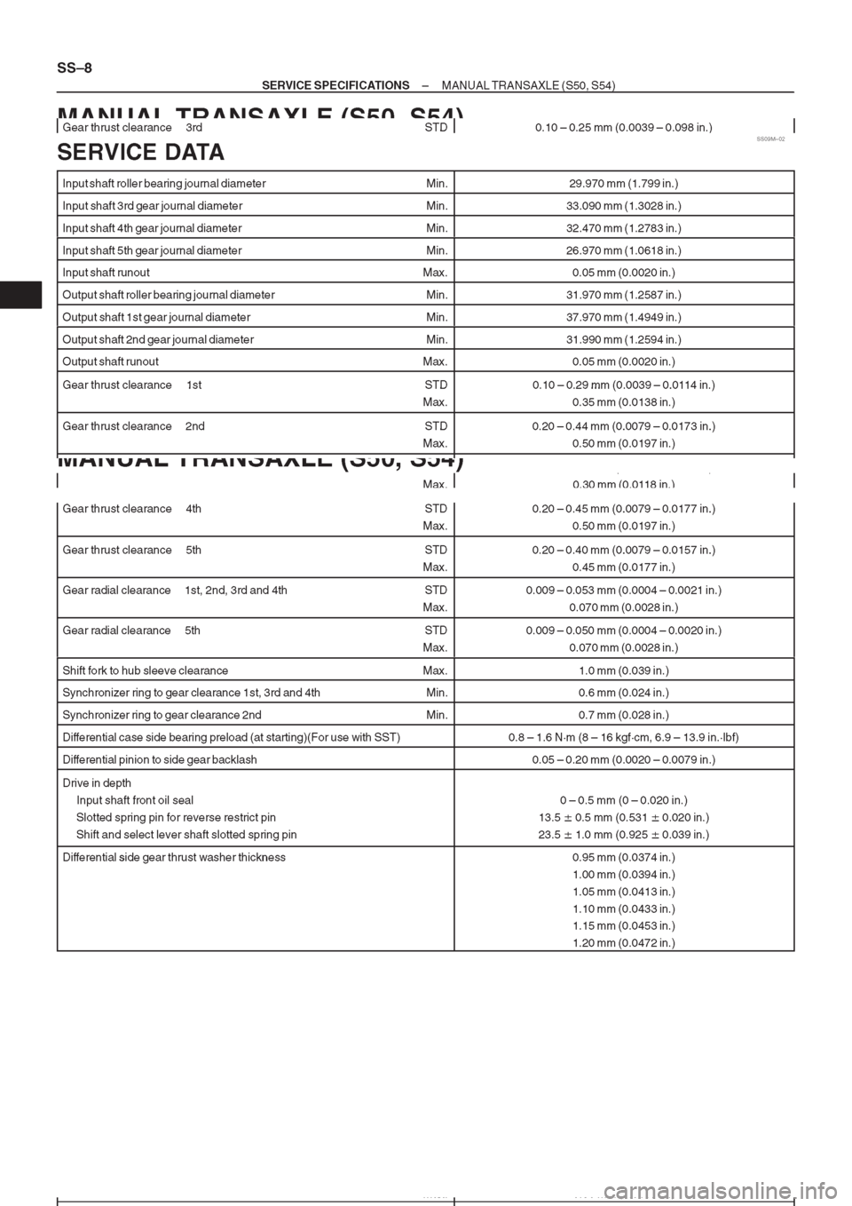 TOYOTA CORONA 1997 Service Repair Manual TOYOTA CORONA 1997 Service Repair Manual