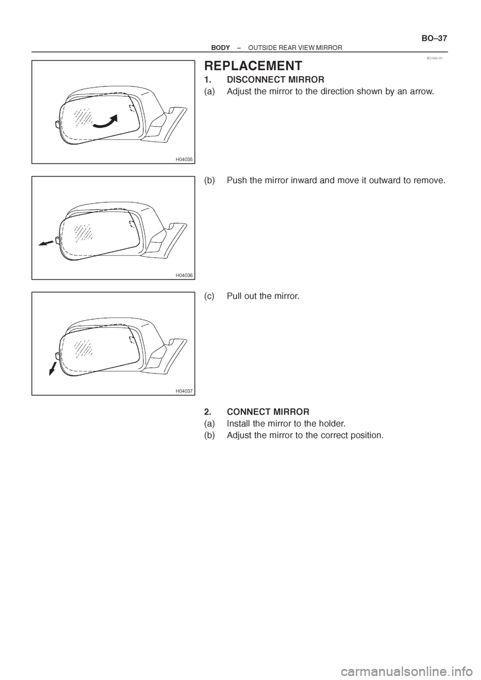 TOYOTA CORONA 1997 Service Repair Manual TOYOTA CORONA 1997 Service Repair Manual
