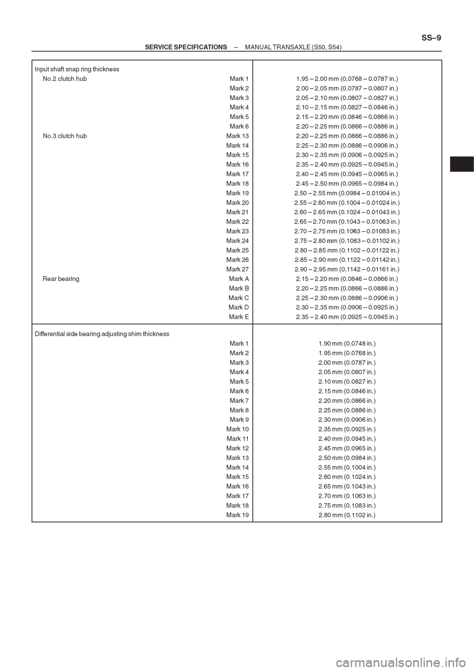 TOYOTA CORONA 1997 Service Repair Manual TOYOTA CORONA 1997 Service Repair Manual
