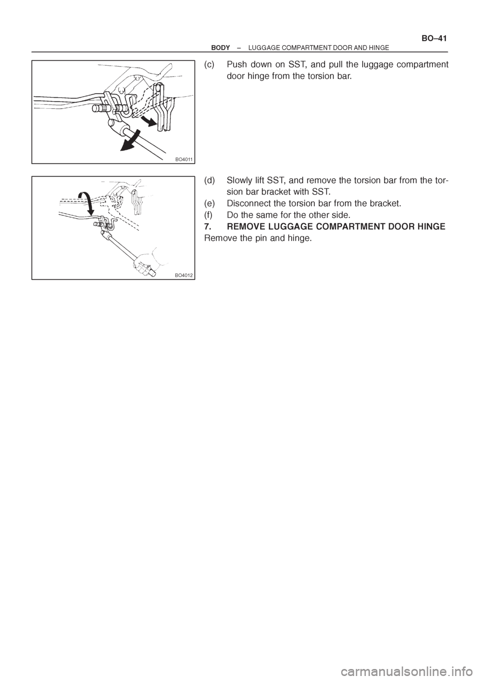 TOYOTA CORONA 1997 Service Repair Manual TOYOTA CORONA 1997 Service Repair Manual