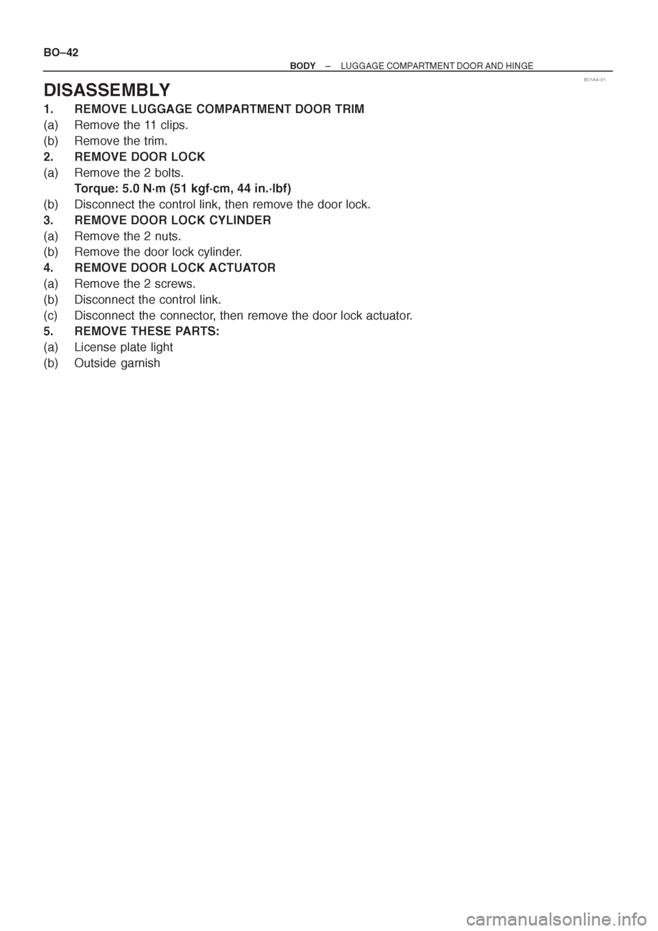 TOYOTA CORONA 1997 Service Repair Manual TOYOTA CORONA 1997 Service Repair Manual