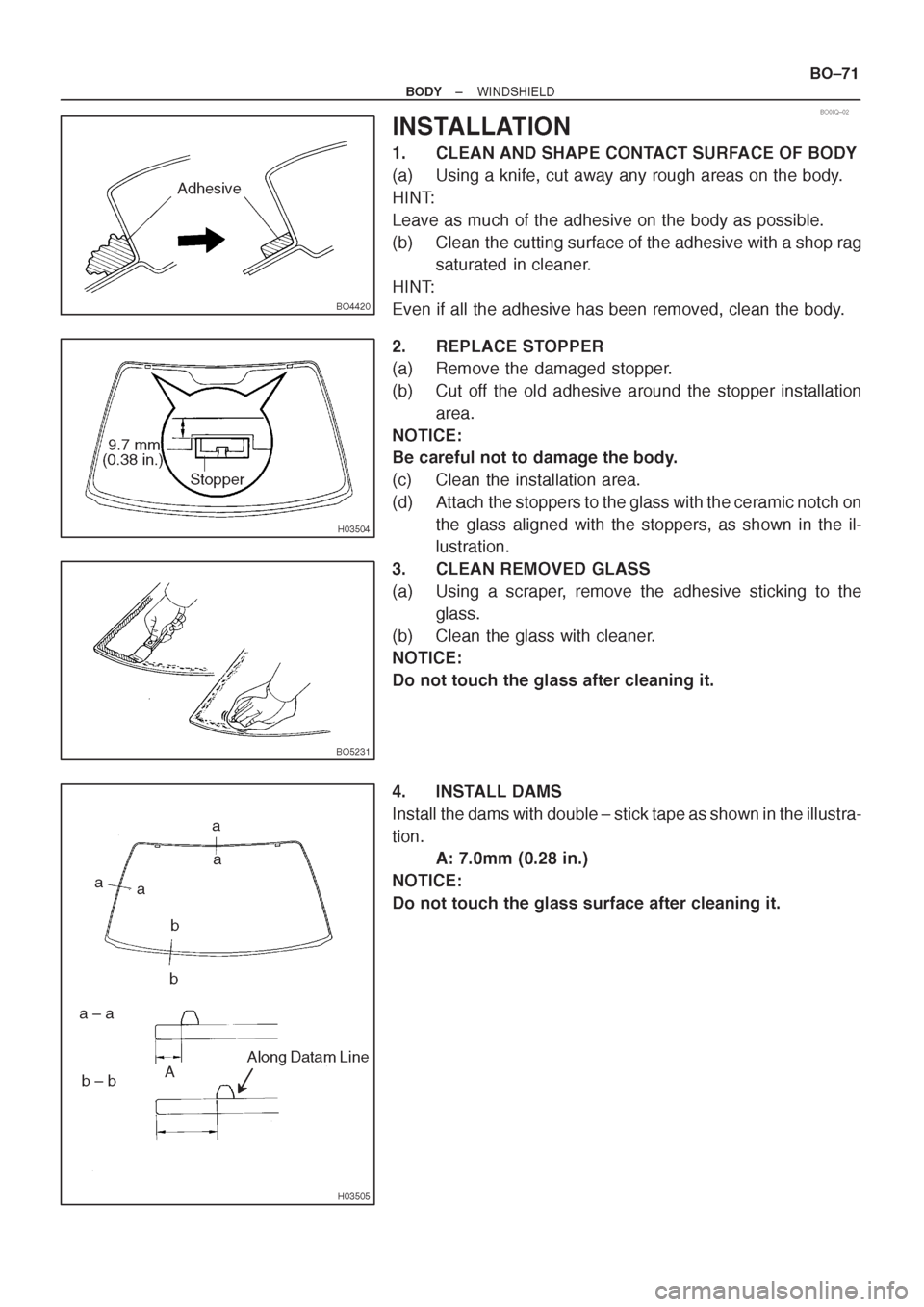 TOYOTA CORONA 1997 Service Repair Manual TOYOTA CORONA 1997 Service Repair Manual