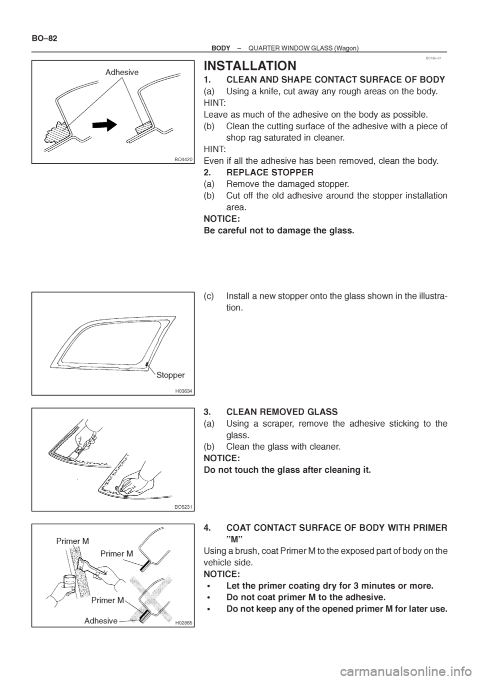 TOYOTA CORONA 1997 Service Repair Manual TOYOTA CORONA 1997 Service Repair Manual