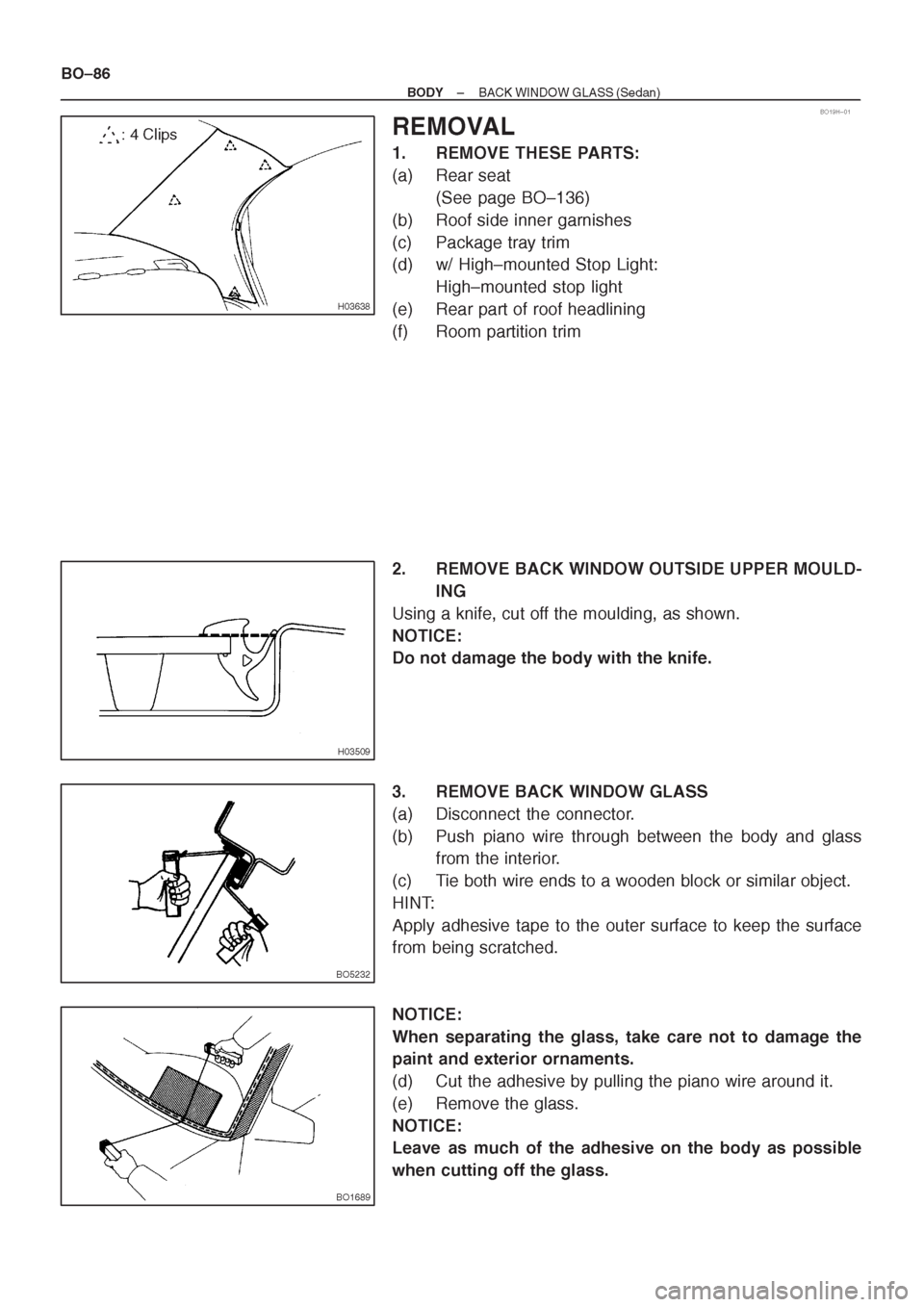 TOYOTA CORONA 1997 Service Repair Manual TOYOTA CORONA 1997 Service Repair Manual