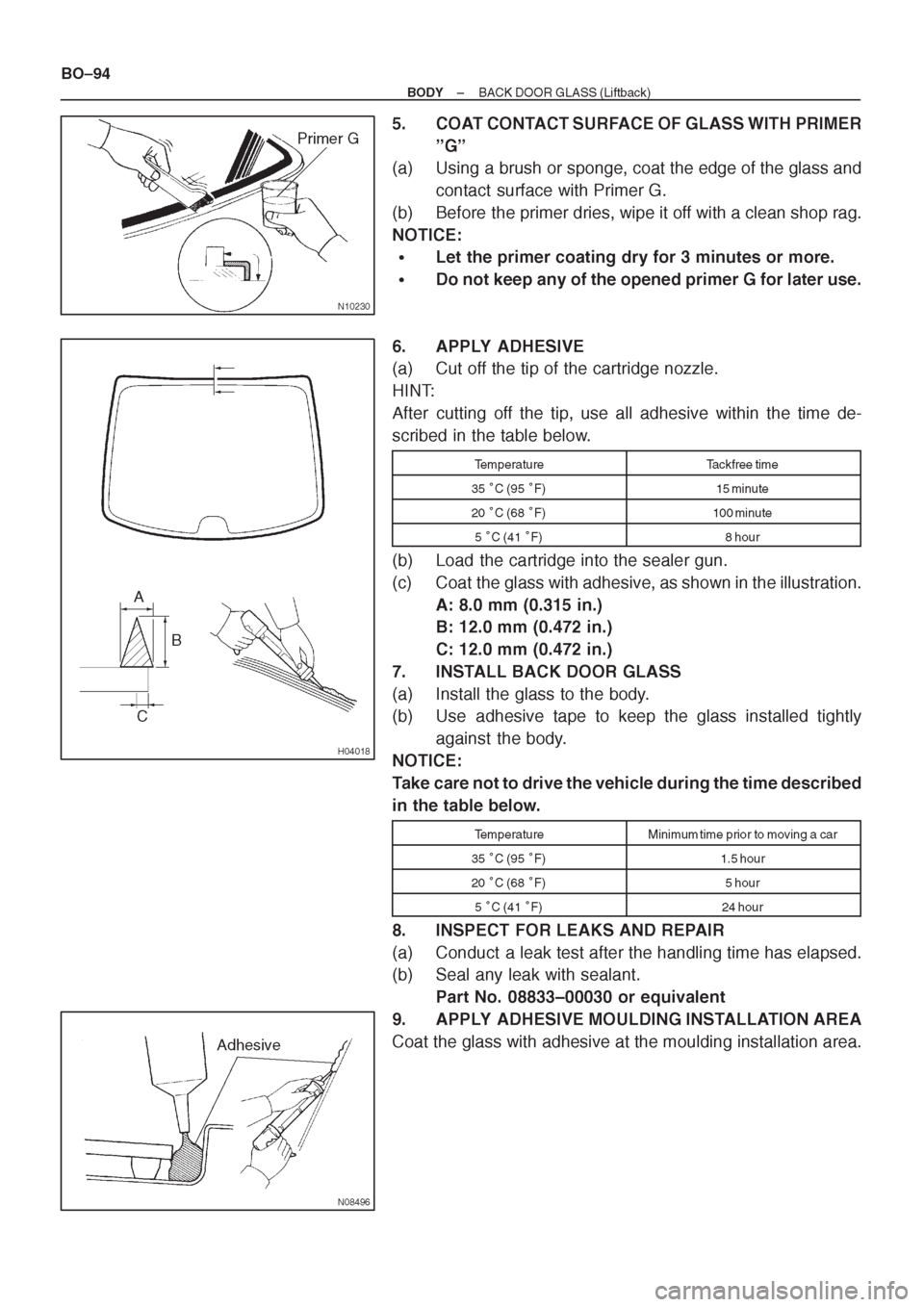 TOYOTA CORONA 1997 Service Repair Manual TOYOTA CORONA 1997 Service Repair Manual