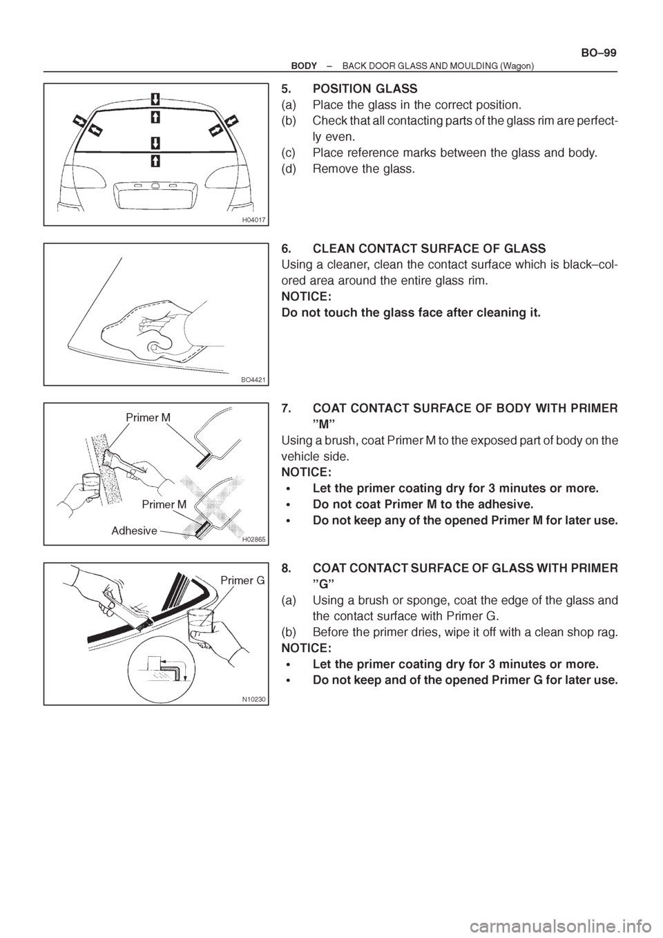 TOYOTA CORONA 1997 Service Repair Manual TOYOTA CORONA 1997 Service Repair Manual