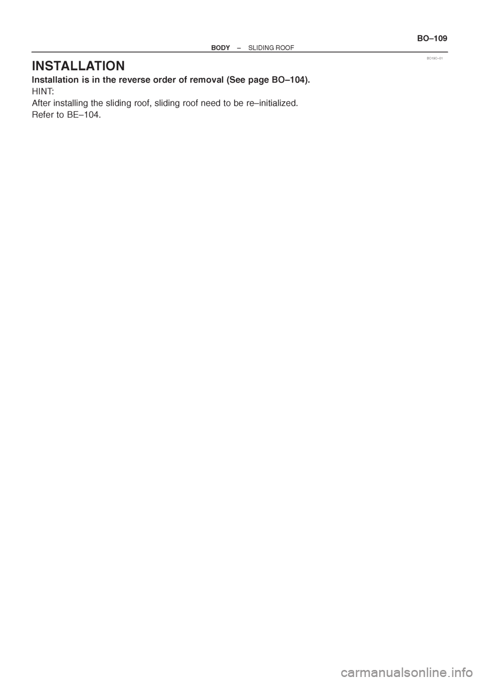 TOYOTA CORONA 1997 Service Repair Manual TOYOTA CORONA 1997 Service Repair Manual