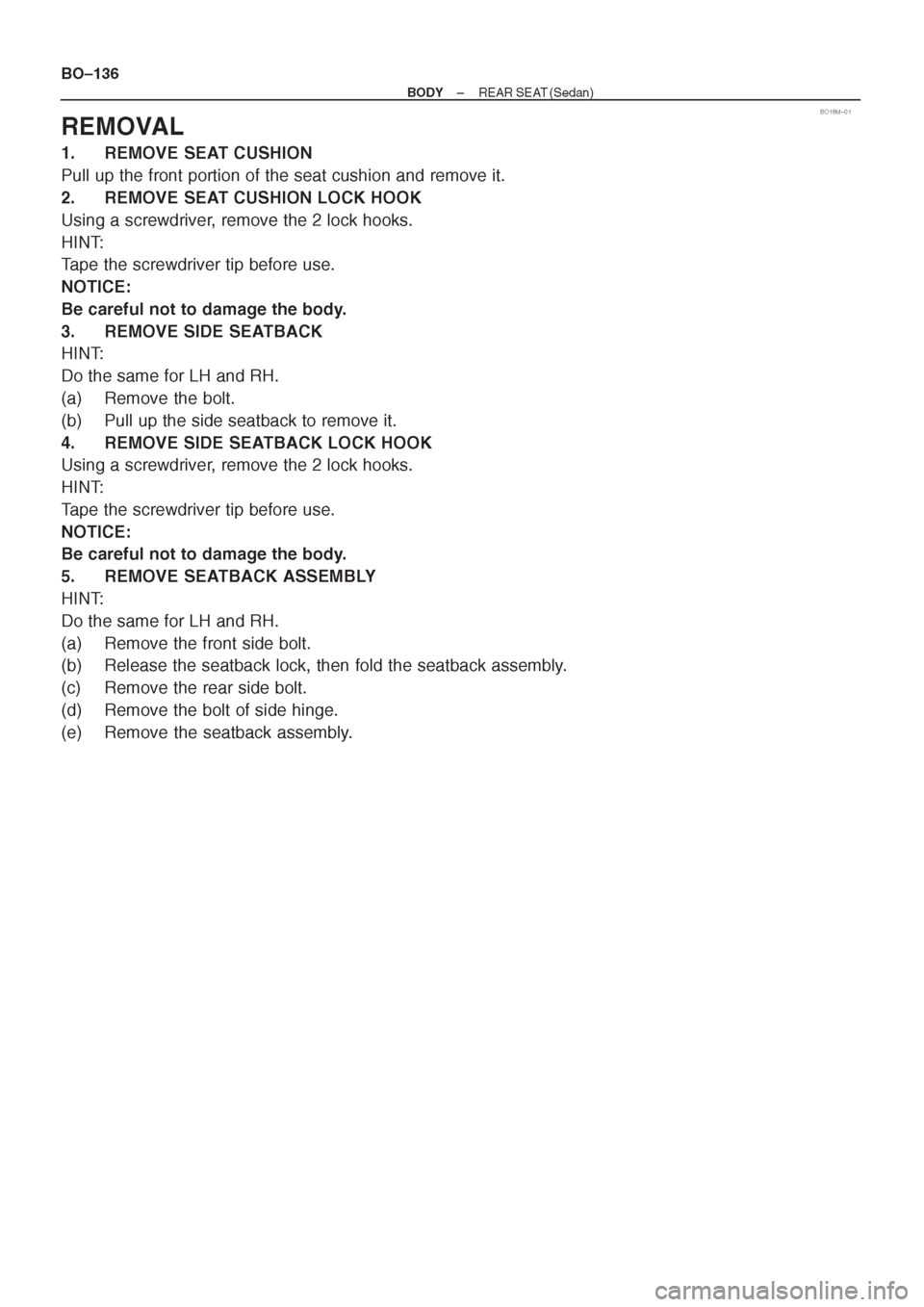 TOYOTA CORONA 1997 Service Repair Manual TOYOTA CORONA 1997 Service Repair Manual