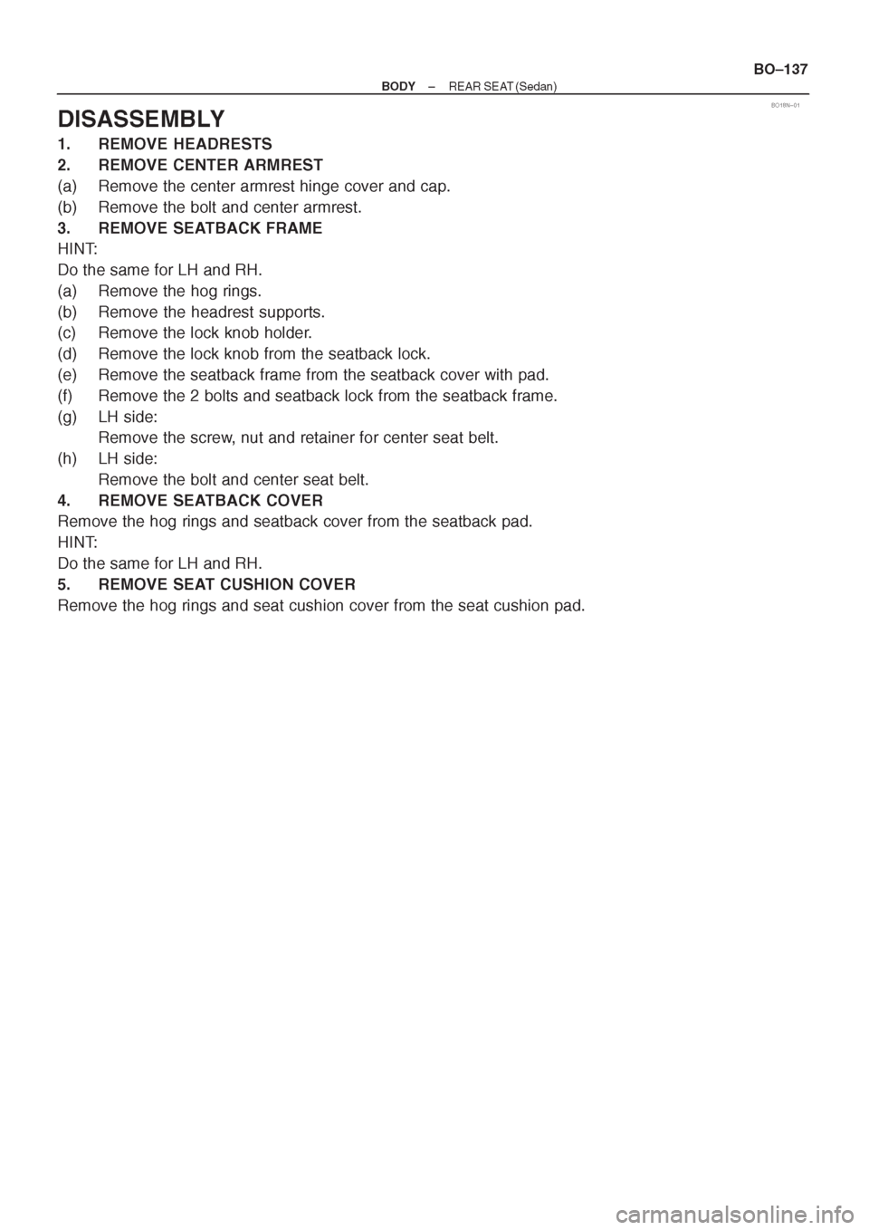 TOYOTA CORONA 1997 Service Repair Manual TOYOTA CORONA 1997 Service Repair Manual