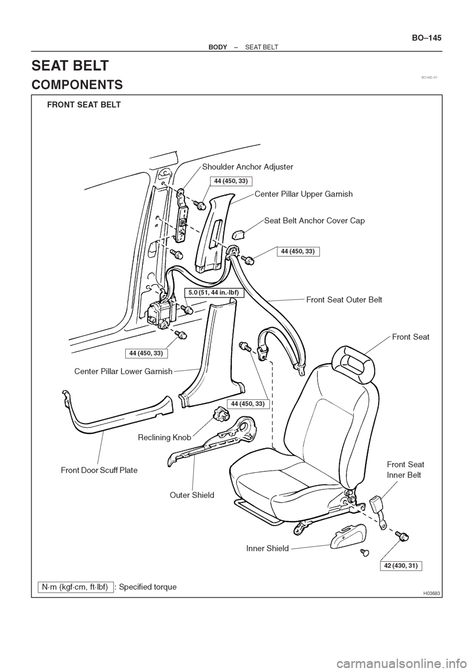 TOYOTA CORONA 1997 Service Repair Manual TOYOTA CORONA 1997 Service Repair Manual