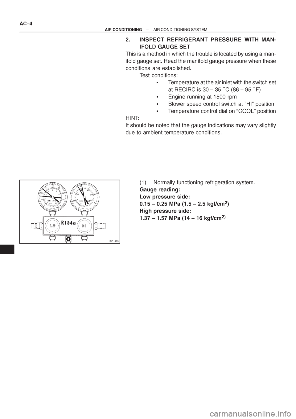 TOYOTA CORONA 1997 Service Repair Manual TOYOTA CORONA 1997 Service Repair Manual