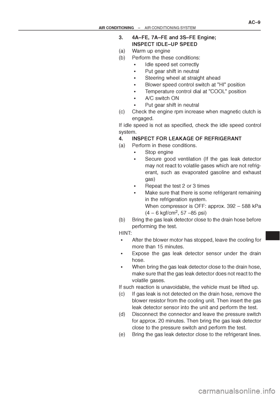 TOYOTA CORONA 1997 Service Repair Manual TOYOTA CORONA 1997 Service Repair Manual