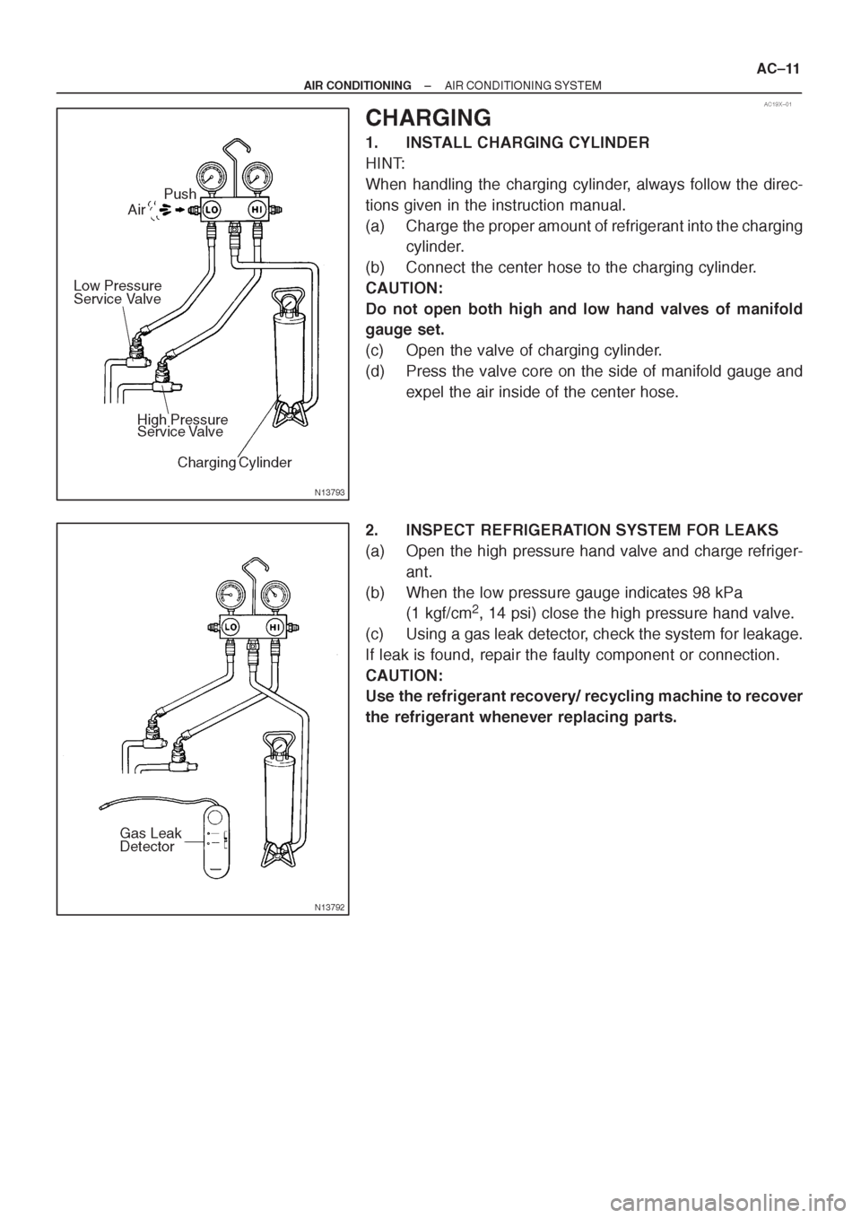TOYOTA CORONA 1997 Service Repair Manual TOYOTA CORONA 1997 Service Repair Manual