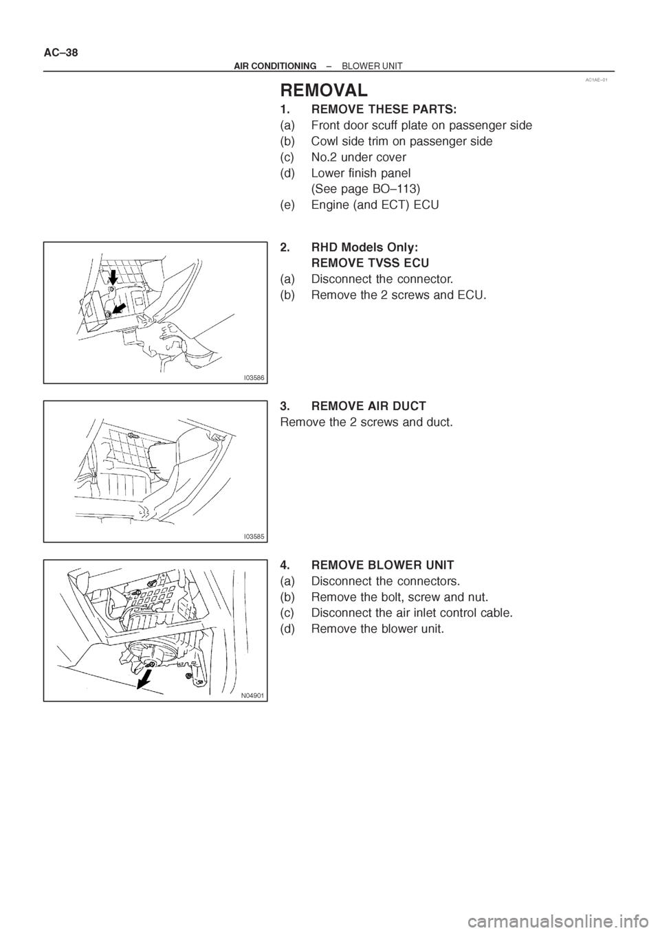 TOYOTA CORONA 1997 Service Repair Manual TOYOTA CORONA 1997 Service Repair Manual