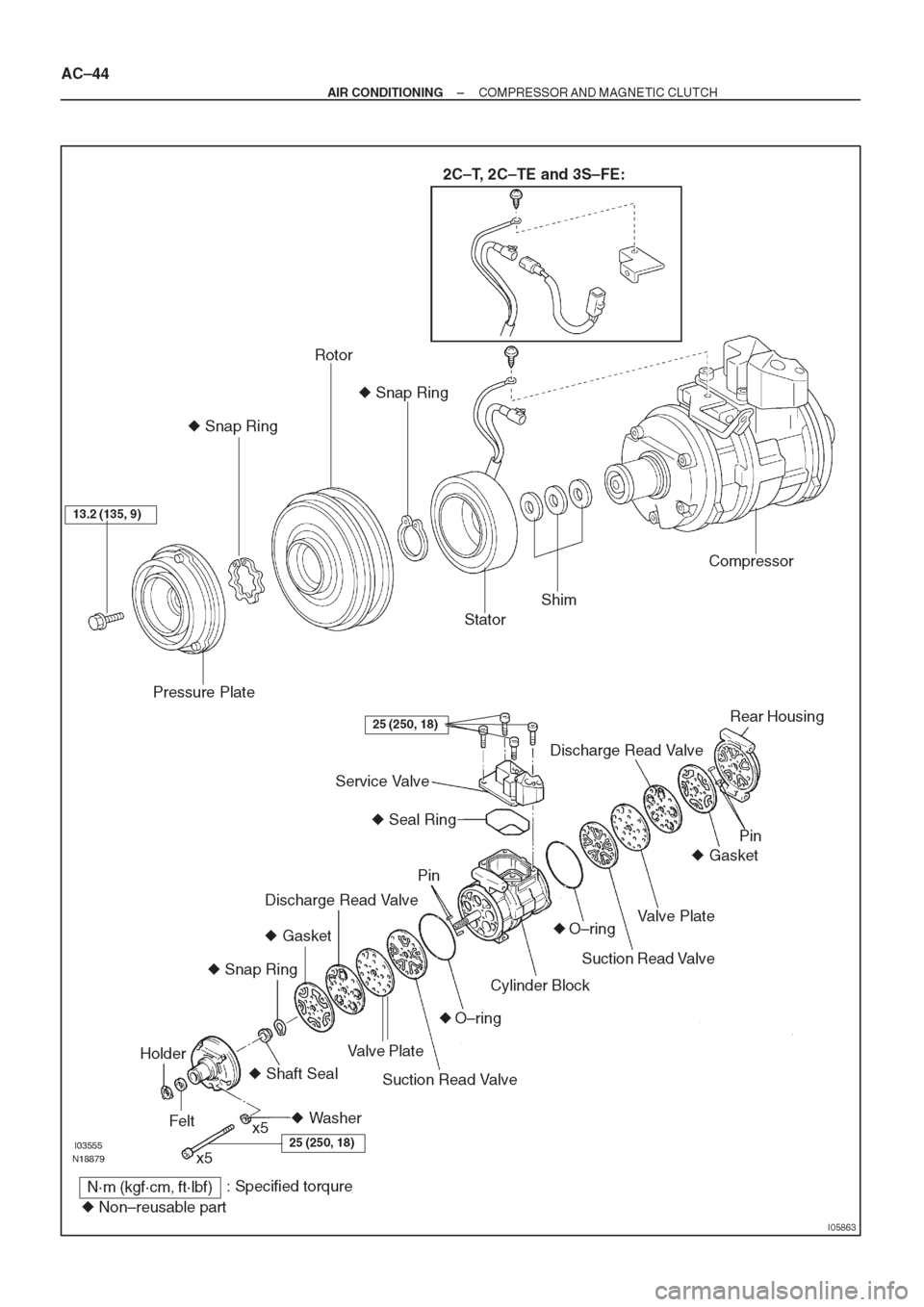 TOYOTA CORONA 1997 Service Repair Manual TOYOTA CORONA 1997 Service Repair Manual