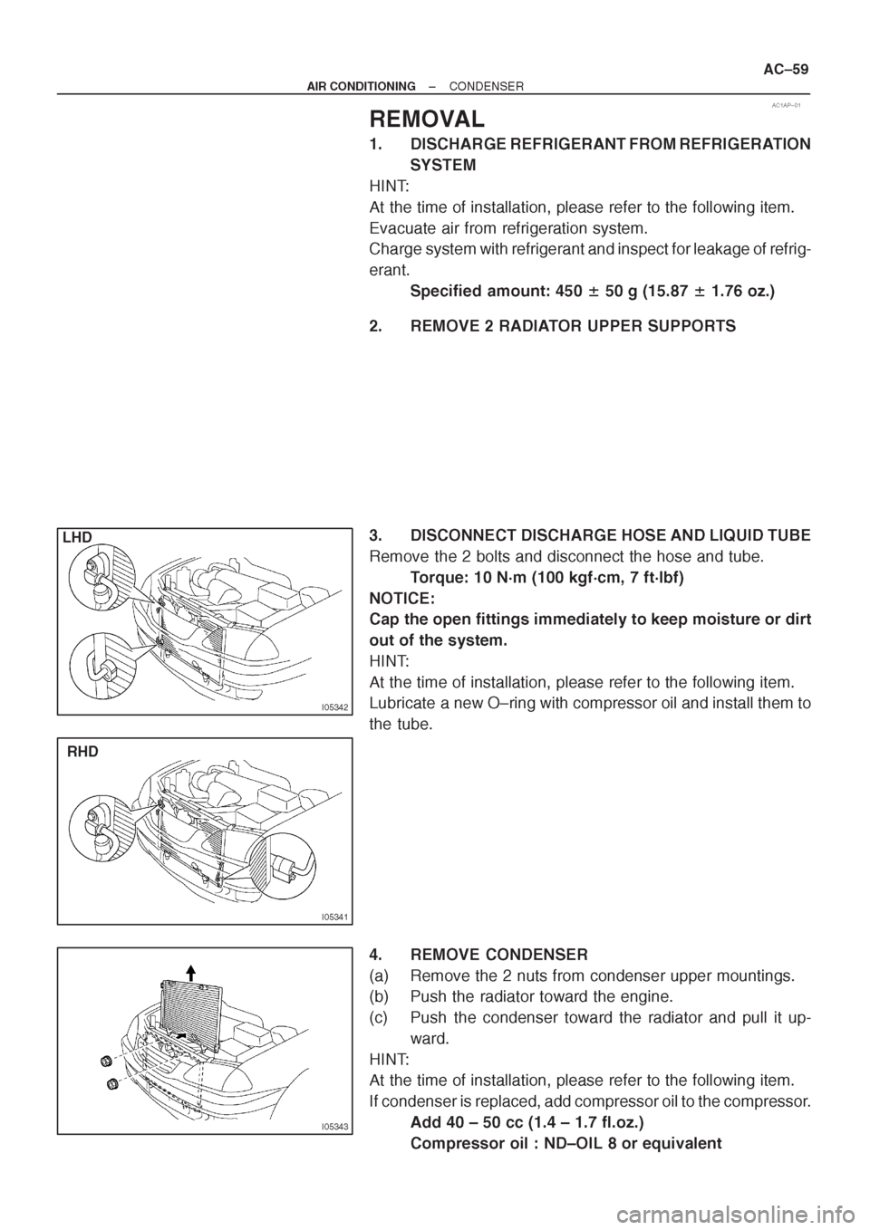 TOYOTA CORONA 1997 Service Repair Manual TOYOTA CORONA 1997 Service Repair Manual