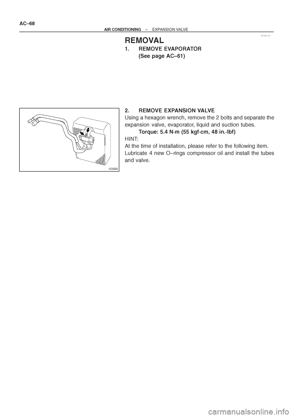 TOYOTA CORONA 1997 Service Repair Manual TOYOTA CORONA 1997 Service Repair Manual