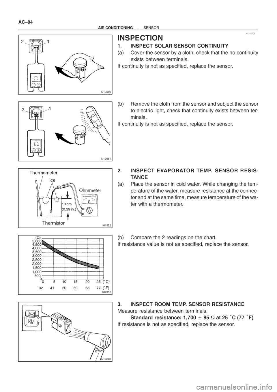 TOYOTA CORONA 1997 Service Repair Manual TOYOTA CORONA 1997 Service Repair Manual