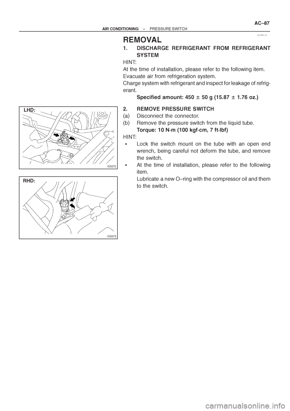 TOYOTA CORONA 1997 Service Repair Manual TOYOTA CORONA 1997 Service Repair Manual
