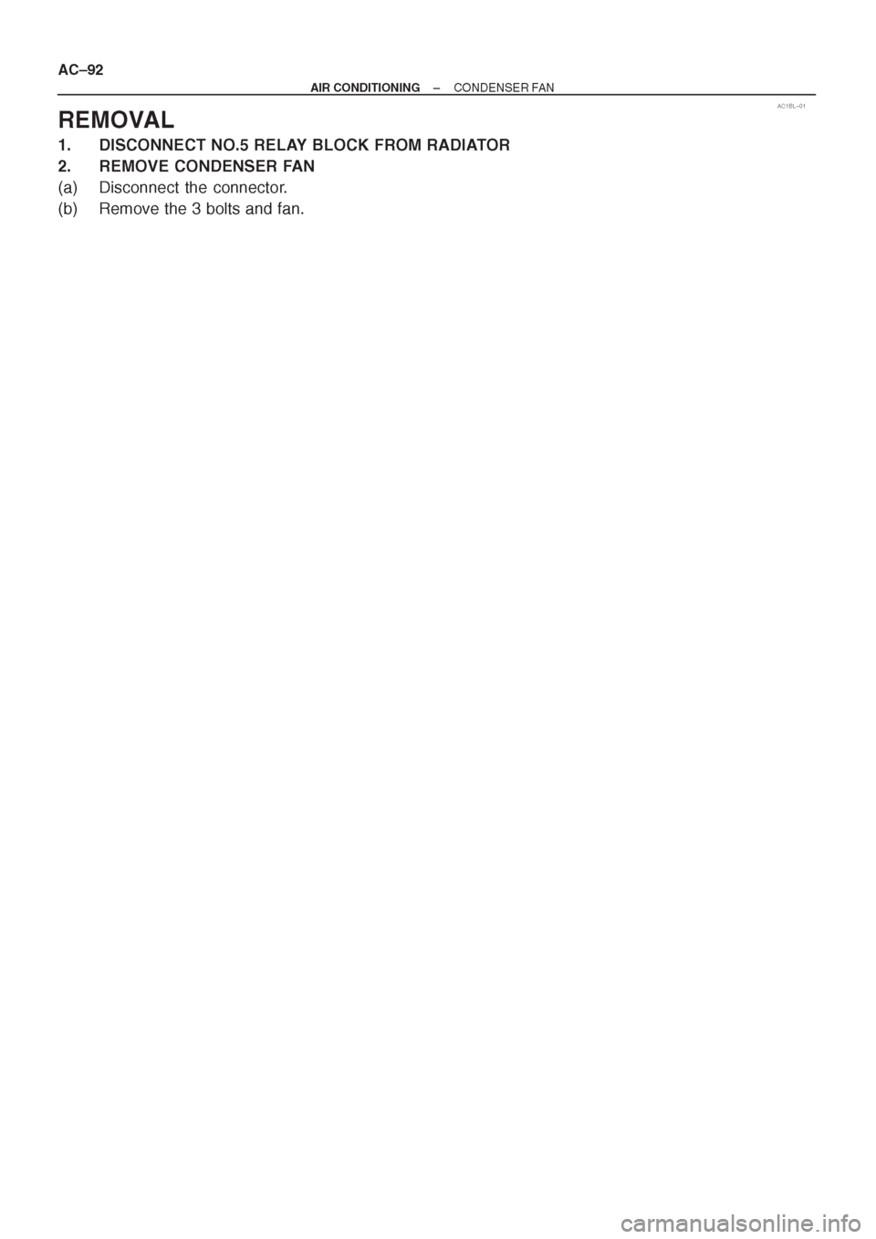 TOYOTA CORONA 1997 Service Repair Manual TOYOTA CORONA 1997 Service Repair Manual