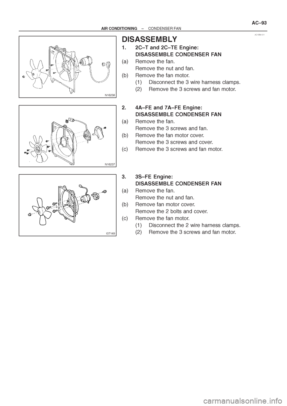 TOYOTA CORONA 1997 Service Repair Manual TOYOTA CORONA 1997 Service Repair Manual