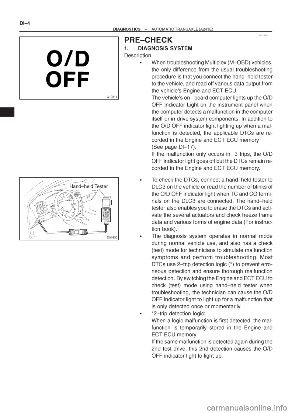 TOYOTA CORONA 1997 Service Repair Manual TOYOTA CORONA 1997 Service Repair Manual