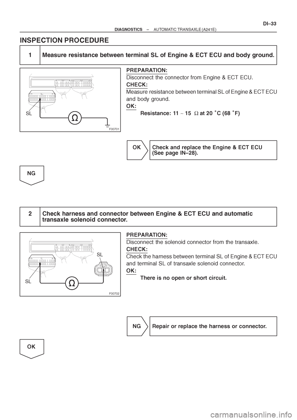 TOYOTA CORONA 1997 Service Repair Manual TOYOTA CORONA 1997 Service Repair Manual