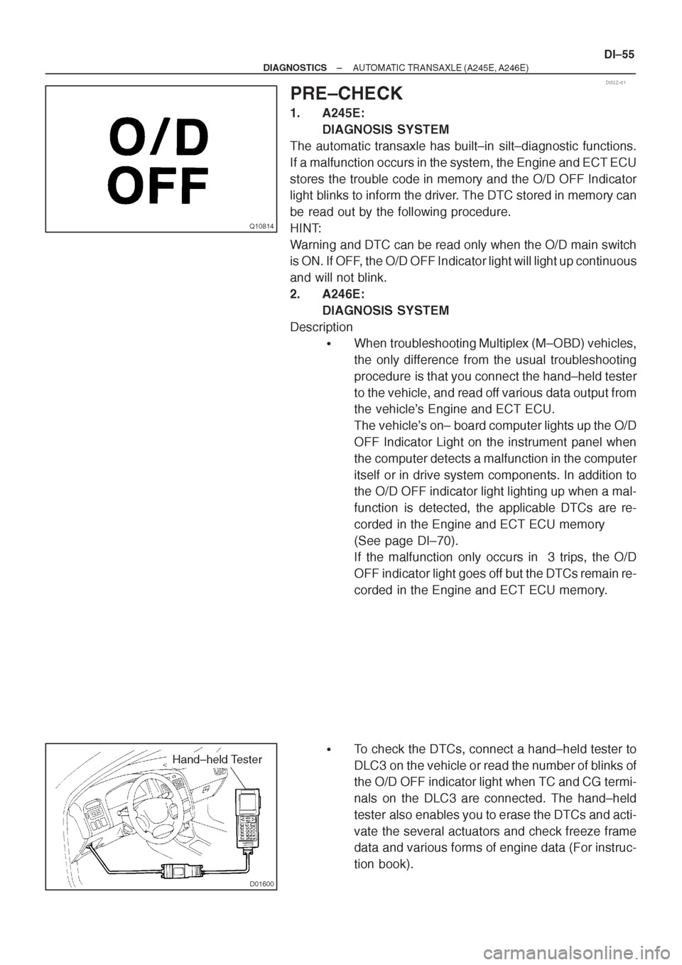 TOYOTA CORONA 1997 Service Repair Manual TOYOTA CORONA 1997 Service Repair Manual