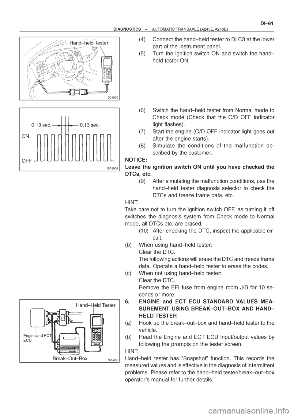 TOYOTA CORONA 1997 Service Repair Manual TOYOTA CORONA 1997 Service Repair Manual