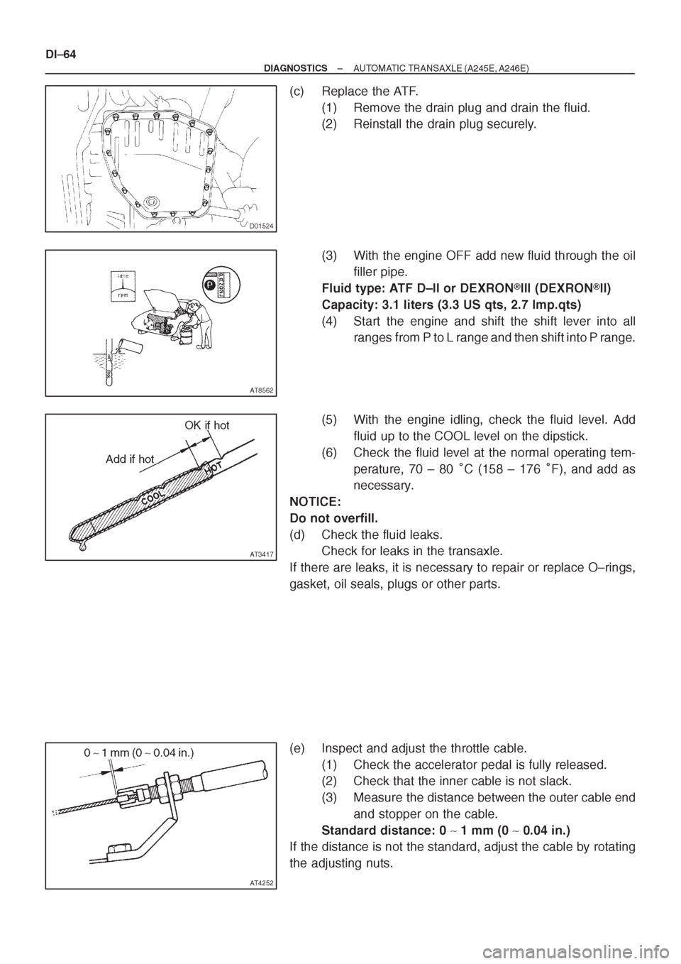 TOYOTA CORONA 1997 Service Repair Manual TOYOTA CORONA 1997 Service Repair Manual