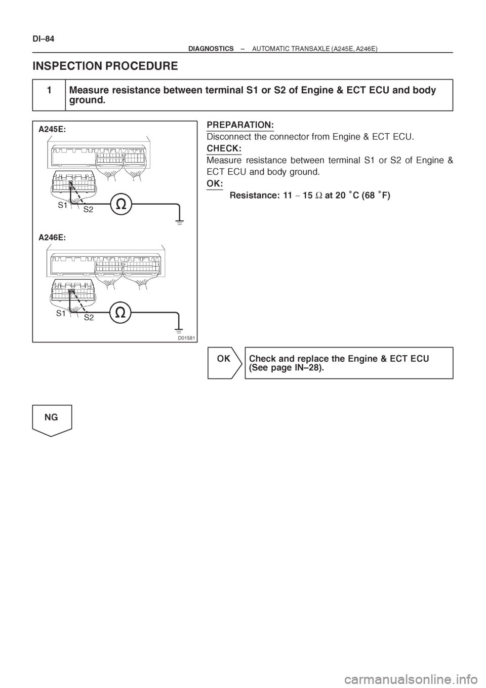 TOYOTA CORONA 1997 Service Repair Manual TOYOTA CORONA 1997 Service Repair Manual