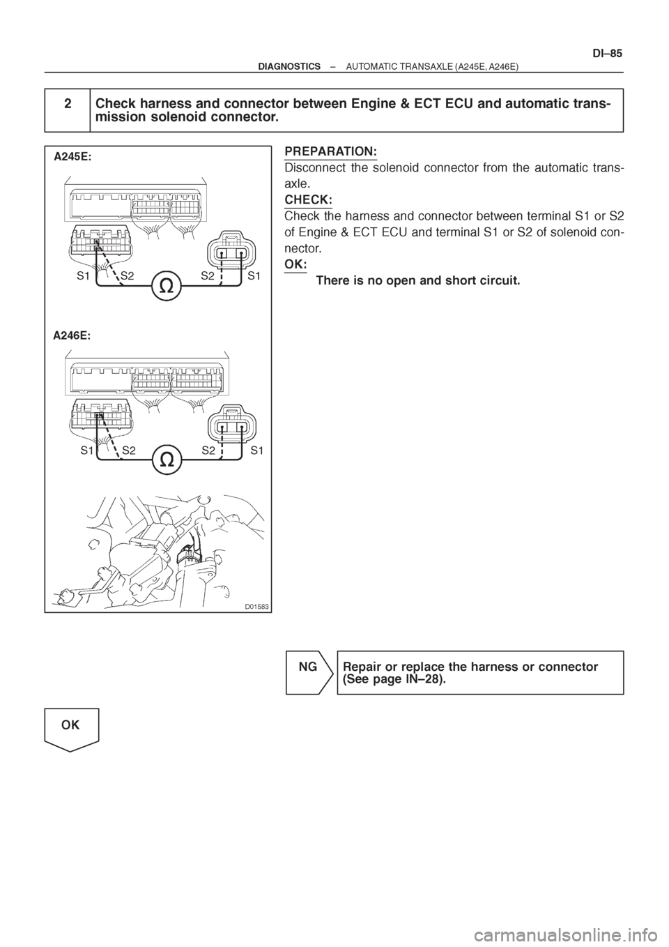 TOYOTA CORONA 1997 Service Repair Manual TOYOTA CORONA 1997 Service Repair Manual