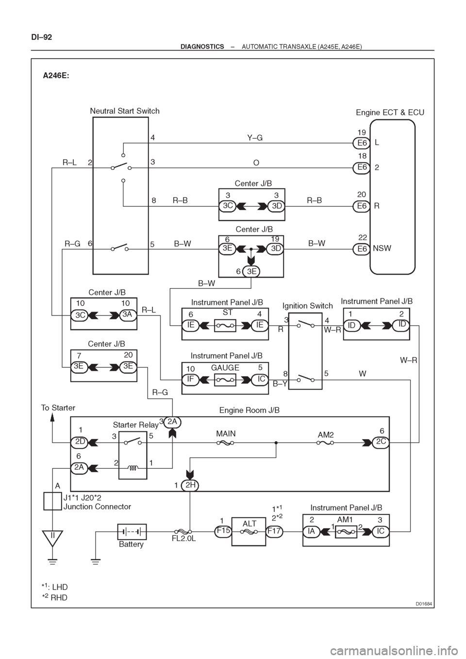 TOYOTA CORONA 1997 Service Repair Manual TOYOTA CORONA 1997 Service Repair Manual