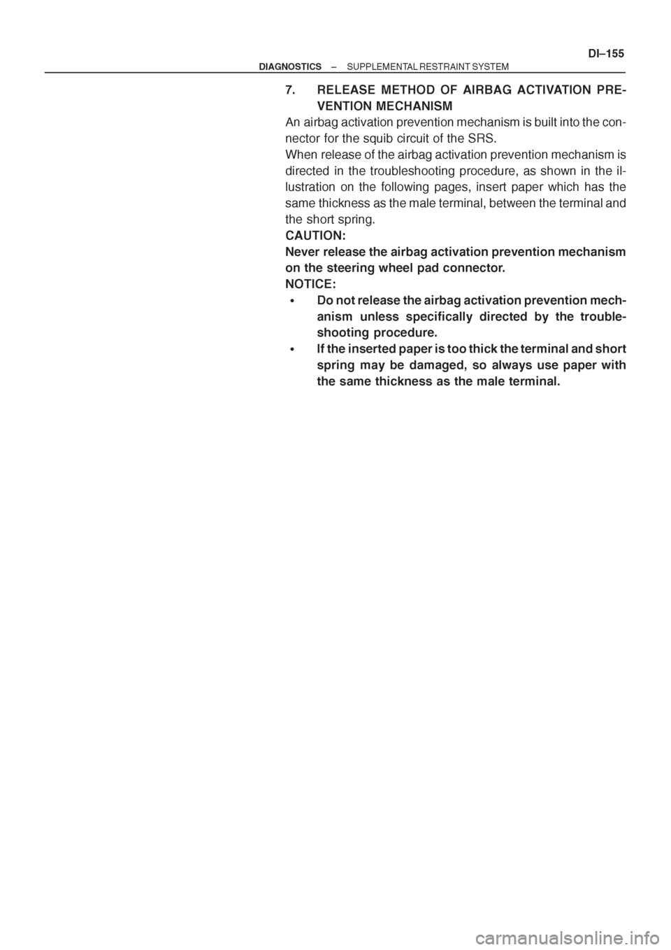 TOYOTA CORONA 1997 Service Repair Manual TOYOTA CORONA 1997 Service Repair Manual