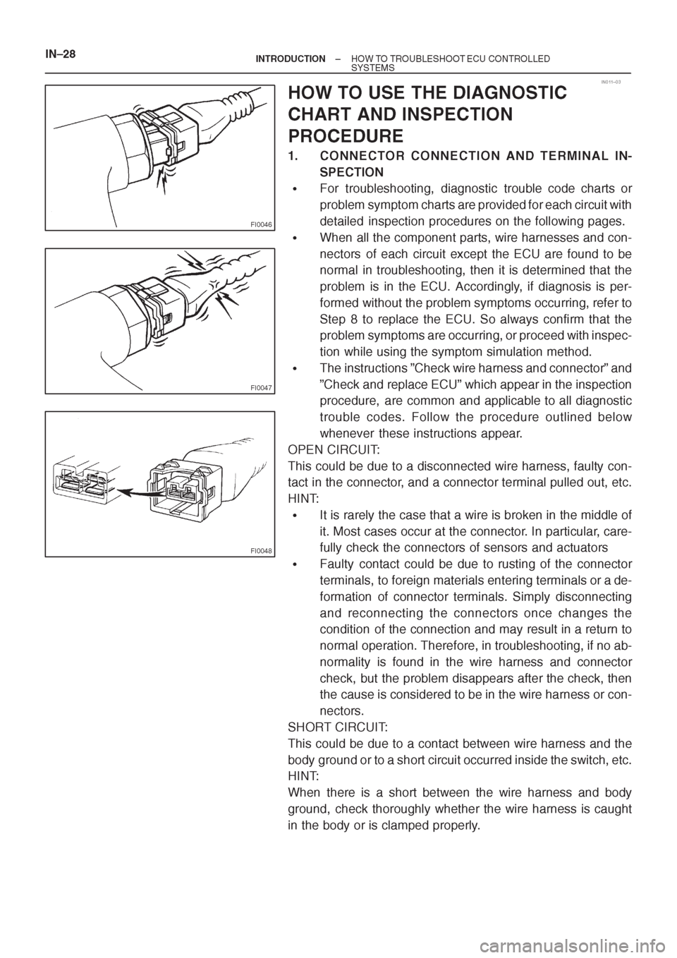 TOYOTA CORONA 1997 Service Owners Guide TOYOTA CORONA 1997 Service Owners Guide