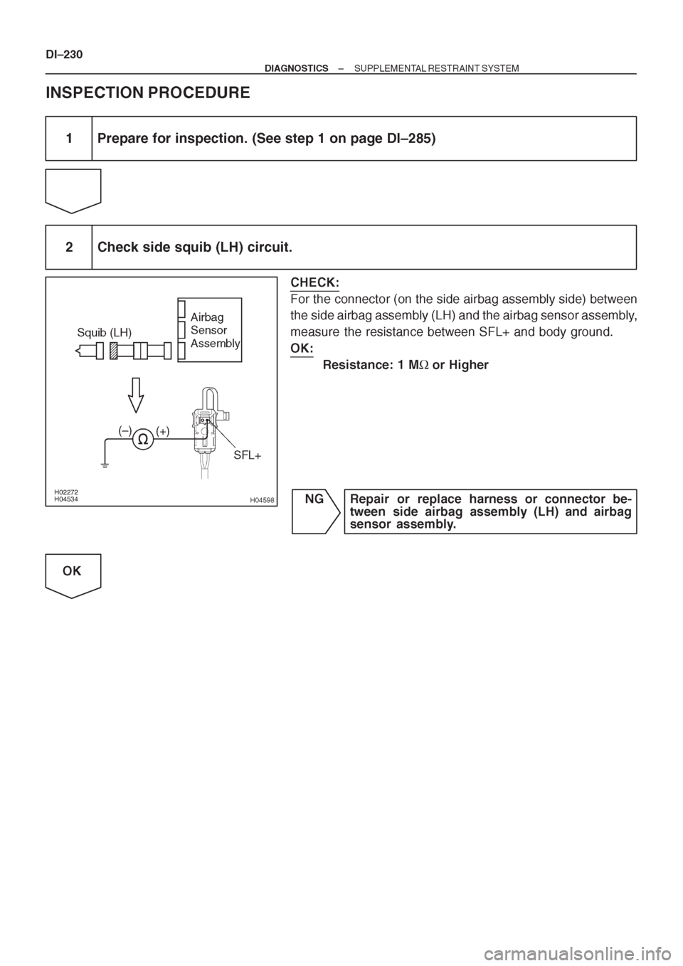 TOYOTA CORONA 1997 Service Repair Manual TOYOTA CORONA 1997 Service Repair Manual