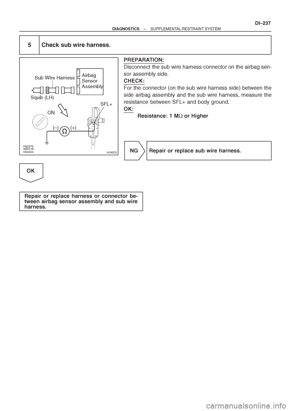 TOYOTA CORONA 1997 Service Repair Manual TOYOTA CORONA 1997 Service Repair Manual