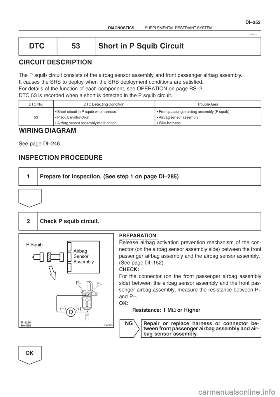 TOYOTA CORONA 1997 Service Repair Manual TOYOTA CORONA 1997 Service Repair Manual